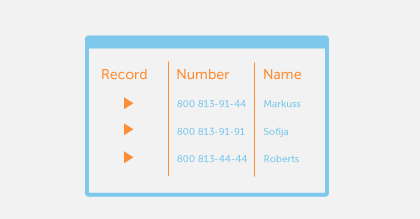 Recording and storage of conversations